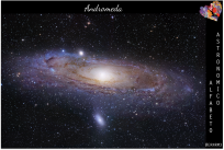 La Galassia di Andromeda (M31 del catalogo Messier) è una galassia spirale gigante ed la galassia di grande dimensione più vicina a noi: dista 2,5 milioni di anni luce dalla Terra e si trova in direzione della costellazione di Andromeda, da cui prende il nome. (Credits: foto di Hubble, modificata da Adam Evans https://www.flickr.com/photos/8269775@N05) #ERN #ERNRM3